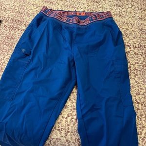 Med couture scrub bottoms royal blue